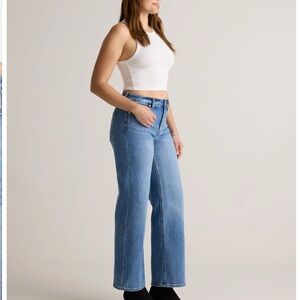 Quince Bella Stretch Relaxed Straight Jeans